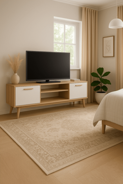 Meuble TV escondinave 180CM Poignet bois